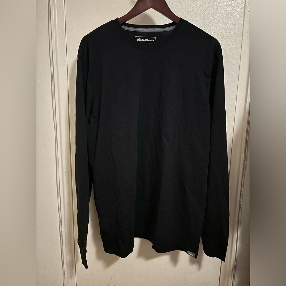 Eddie Bauer Men’s Legend Wash Classic Longsleeve 100% Cotton Tshirt Size L Tall